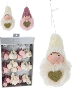 Eglutės žaisliukas Angelas, skirtingų sp., 5 x 5 x 9 cm