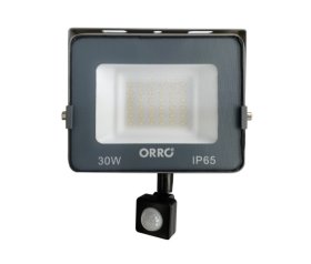 Prožektorius ORRO 51140, su judesio detektoriumi, LED, 30 W, 2400 lm, 4500 K, 220-240 V