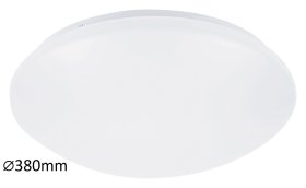 Lubinis LED šviestuvas RABALUX Lucas 3436, 24W, 1800lm, 4000K, skersmuo 380 mm, IP20, baltos spalvos
