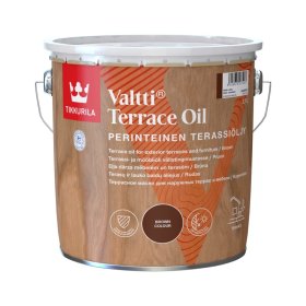Aliejus terasoms ir lauko baldams TIKKURILA, Valtti Terrace Oil, 2,7 l, rudas