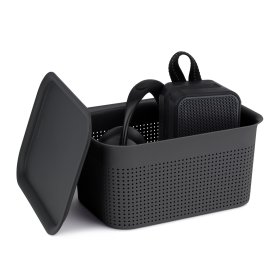 Daiktadėžė ROTHO Brisen, 4,5 l, antracito sp. (be dangčio)