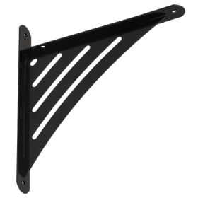 Lentynos laikiklis VELANO, WAT 190 C 194x200x26 mm, juodos spalvos, DMX 5249