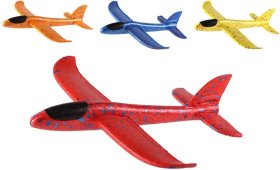 Žaislinis lėktuvas, įvairių spalvų, 37cm