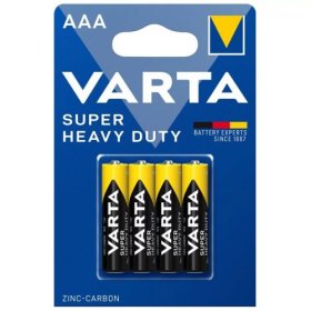 Maitinimo elementai VARTA SUPERLIFE, 4 vnt. AAA, R03