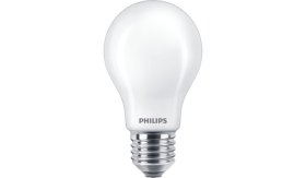LED lempa PHILIPS, 5,9W, E27, 806LM, 220-240V, 2700K, pritemdoma, filamentinė, matinė, klasikinė, atitinka 60W lemputę