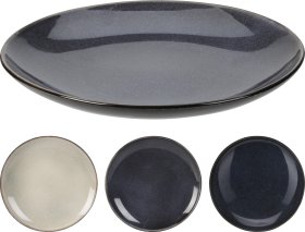 Lėkštė, keraminė, 3 skirtingi dizainai, skersmuo 22 cm