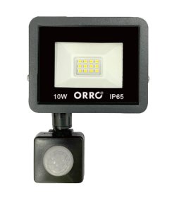 Prožektorius ORRO 51142, Eco, su judesio detektoriumi, LED, 10 W, 700 lm, 4500 K, 220-240 V