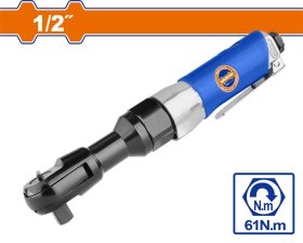 Pneumatinė terkšlė galvutėms WADFOW, 1/2", 150 rpm, 61 N.m, WAT3512