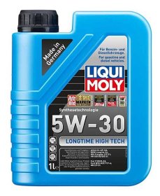 Variklinė alyva LIQUI MOLY Longtime High Tech 5W-30, sintetinė, benzininiams ir dyzeliniams varikliams, 1L