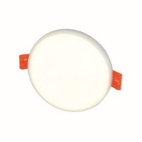 Montuojamas šviestuvas panelė TOPE Ronda Ik08, įleidžiama, LED 8W, 3000K, IP65, 533 lm, pjaunama skylė 80 mm, be rėmelio, apvali, baltos sp., 100x25 mm, 6003000032