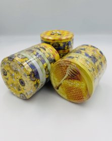 Užsukami konservavimo dangteliai, 82 mm, medutis, 10 vnt.