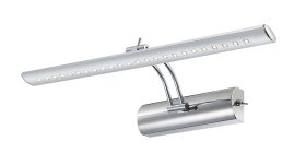 Sieninis veidrodžių ir paveikslų šviestuvas GLOBO Picture, LED, 3W, 12V, 4000K, 220 lm, su jungikliu, chromo sp., 430 x 160 x 180 mm, 78301