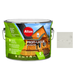 Medienos impregnantas ALTAX Profi-Lasur Protektor, 2,5 l, baltos sp.