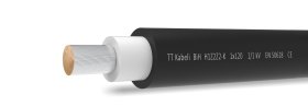 Kabelis TT CABLE H1Z2Z2-K, saulės elektrinėms, 6mm2, 1000/1000V, juodas