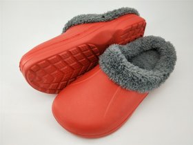 Klumpės HERVIN GARDEN URSK41, EVA guma su pašiltinimu, raudonos sp., dydis 41