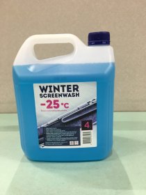Automobilio stiklų ploviklis WINTER SCREENWASH, -25°C, 4L, žieminis