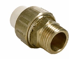 Perėjimas USTM CPVC, į žalv., 1/2", išor. sriegis, ardomas, 55405