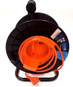 Ilgiklis ritė ORRO Yl-6023-15, 1 lizd., 25 m, be įžeminimo, 2x1.5 mm