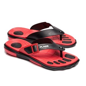 Šlepetės vyriškos A-1009, tamsiai raudonos sp., 42 dydis