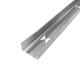  Vertikalus profilis CW,  50, matmenys 49 x 50 x 0,6 mm, ilgis - 3 m, J015989