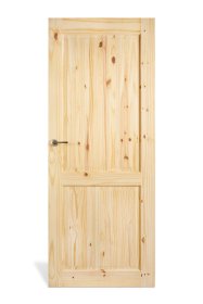 Medžio masyvo durų varčia MANOEL MARCHETTI, su išpjova spynai ir rankenai,Duo, spl. natūrali šakota pušis, matmenys 2020x800x35 mm