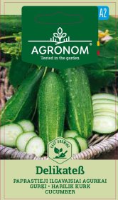 Daržovių sėklos, AGRONOM agurkai paprastieji ilgavaisiai DELIKATE, 2 g.