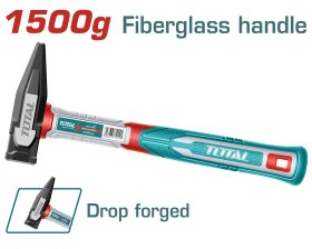 Plaktukas TOTAL, stiklo pluošto rankena, 45CS, 1,5 kg, THMH621500
