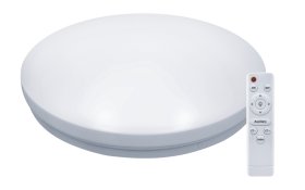 Lubinis LED šviestuvas ORRO, apvalus, su pultu, 2x24 W, 1918-4400 lm, 3000-6500 K, IP20, 220-240 V, 3700x3700x700 mm, CE31-24