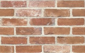 Dekoratyvinės plytelės CERSANIT Vivia Ps213 Red Structure Mat, 250 x 400 x 8 mm, 1,200 m2/dėž., spl. raudona