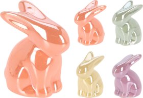 Dekoracija Zuikis, 5 x 6 cm, 4 skirtingų sp.