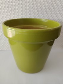 Keraminis vazonas Glossy VERDE, 21 cm., žalios sp., Degrea, J0121