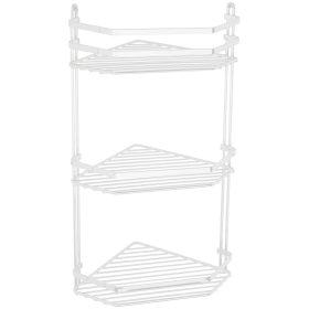 Lentynėlė DUSCHY 576-10, 20 x 20 x 50 cm, kampinė, balta