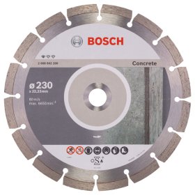 Deimantinis pjovimo diskas BOSCH Concrete, 230 mm, 22,23 mm