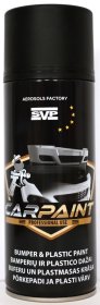 Automobiliniai dažai SVP, juodi, pusiau blizgantys, plastikui, aerozoliniai, RAL 9005, 400 ml