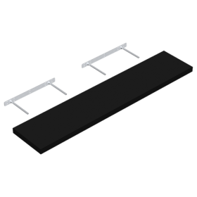 Lentyna VELANO, FS 118/24 C 118x23,5 cm, juodos spalvos, DMX 65152