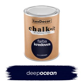 Kreidiniai dažai LUXDECOR Chalk-It, 750 ml, (10) Deep Ocean