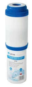 Vandens filtro kasetė USTM STO, 10", PP/anglies, kombinuota