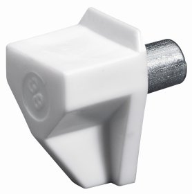 Lentynos laikiklis HETTICH, pak. 20 vnt. plastikas, 5mm, baltos sp., 9115199