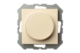 Šviesos reguliatorius LIREGUS Epsilon, įleidžiamas,smėlio spalvos, ISR-005-01 E/S, LED 3-100W, 10-250W / b/r