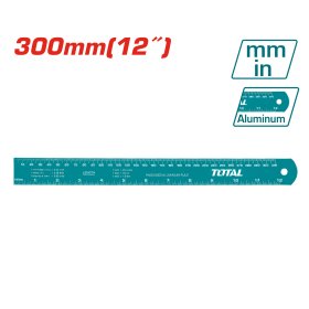 Liniuotė TOTAL, plotis 30 mm, ilgis 300 mm, TMT633002