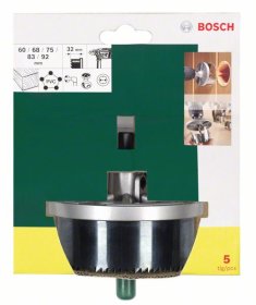 Kiaurymių pjūklelių rinkinys BOSCH, 5 dalių