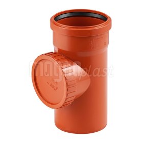 Lauko nuotekų pravala MAGNAPLAST PVC KG, DN110, su apvaliu dangčiu