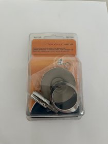 Laikiklis nerūdijančio plieno gyvatukams WELLMER, žiedo skersmuo D32mm, blisteryje