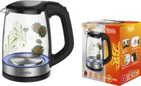 Elektrinis virdulys su dekoru OFESTA WK 234, galia 2200 W, 2 l