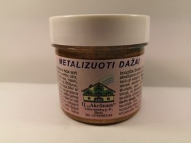 Metalizuoti dažai AKRILEN, karališko aukso sp., 120 ml