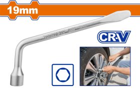 Raktas veržlėms WADFOW, L tipo, Cr-V, 19 mm, 300 mm, WTH6319