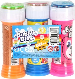 Muilo burbulų rinkinys, įvairių spalvų, 3 vnt. po 60ml