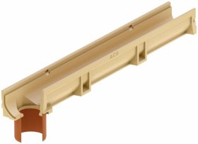 Latakas su PVC vamzdžiu ACO EuroLine 2.0, L-1m, 3003692