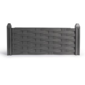 Dekoratyvinė tvorelė HERVIN GARDEN GE6003, pilka sp., 450 x 210 x 27 mm, 4 vnt.