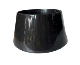 Pastatoma kapų vaza (337), grafito sp., vazos skersmuo 22 cm.